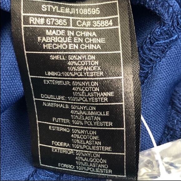 NWT Jack by BB Dakota Lace Sheath Dress in blue M - Picture 7 of 8